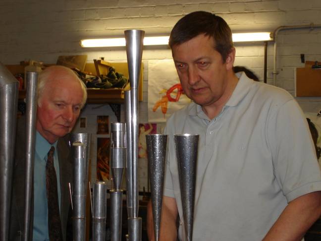 Playing David's organ